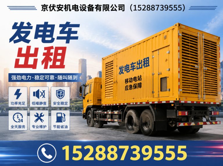 阳江柴油发电机组出租展示图