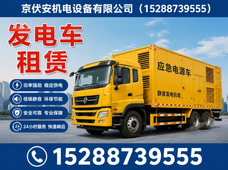 阳江发电车出租展示图